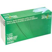 Puncture-Resistant Medical-Grade Disposable Gloves, X-Large, Nitrile, 3.5-mil, Powder-Free, Blue, Class 2 Mukwa Safety Services