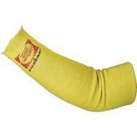 1-Ply Tube Sleeves, Kevlar&reg;, 10", ANSI Level 3/ASTM F-1790, Yellow Mukwa Safety Services