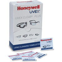 Uvex&reg; Clear&reg; Plus Towelettes, 5.25" x 8", Pack Of 100 Mukwa Safety Services