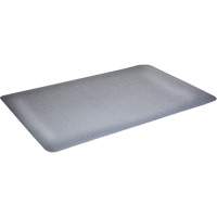 WD Foodmaster Anti-Microbial Mats, Smooth, 3' x 4' x 9/16", Grey, Nitrile/Rubber Mukwa Safety Services