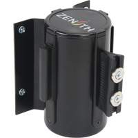 Wall Mount Barrier with Magnetic Tape, Steel, Screw Mount, 7', Blue Tape Mukwa Safety Services