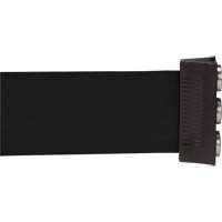 Magnetic Tape Cassette for Build-Your-Own Crowd Control Barrier, 12', Black Tape Mukwa Safety Services