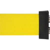 Magnetic Tape Cassette for Build-Your-Own Crowd Control Barrier, 7', Yellow Tape Mukwa Safety Services