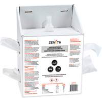 Disposable Premium Lens Cleaning Station, Cardboard, 8" L x 5" D x 12.5" H Mukwa Safety Services