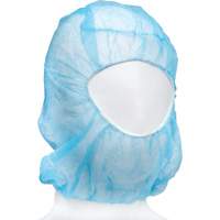 Disposable Hood, Polypropylene, Blue Mukwa Safety Services
