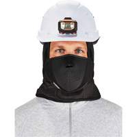N-Ferno&reg; 3-Layer Winter Hard Hat Liner with Mouthpiece, Fleece Lining, One Size, Black Mukwa Safety Services