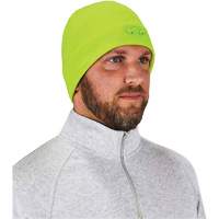 N-Ferno&reg; Skull Cap Beanie Hat with LED Lights, One Size, High-Visibility Lime Green Mukwa Safety Services