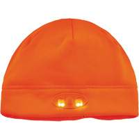 N-Ferno&reg; Skull Cap Beanie Hat with LED Lights, One Size, Black Mukwa Safety Services