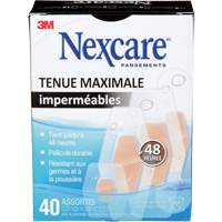 Pansements imperm&eacute;ables &agrave; tenue maximale Nexcare, Assorti, Plastique, St&eacute;rile Mukwa Safety Services
