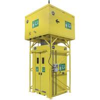 Enclosed Outdoor Gravity Fed Safety Shower Mukwa Safety Services