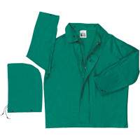 Imperm&eacute;able avec limite dinflammabilit&eacute; Dominator, Polyester/PVC, Grand, Vert Mukwa Safety Services