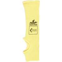 Safety Cut Pro Single-Ply Cut Resistant Sleeve, Kevlar&reg;, 10", ASTM ANSI Level A2, Yellow Mukwa Safety Services