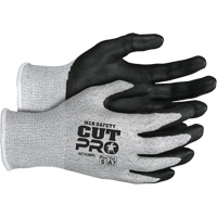 Safety Cut Pro Cut Resistant Gloves, Size Large, 13 Gauge, Bi-Polymer Coated, HPPE Shell, ASTM ANSI Level A7 Mukwa Safety Services
