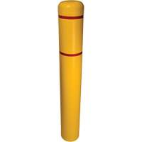 Couvre-bollard, 4" dia. x 54" l, Jaune Mukwa Safety Services