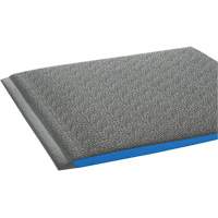 Wear-Bond Comfort-King Ergonomic Mats, Pebbled, 2' x 3' x 9/16", Grey, Vinyl Foam Mukwa Safety Services
