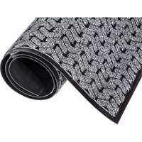 Tapis d'accueil Performance Tire-Track, Essuie-pieds/grattoir, 4' x 8' x 3/8", Gris Mukwa Safety Services