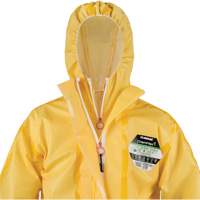 ChemMax&reg; 1 Coveralls, Polyethylene/Polypropylene, 4X-Large, Yellow Mukwa Safety Services