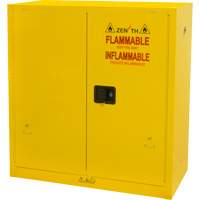 Armoire pour produits inflammables, 30 gal., 2 Porte(s), 43" La x 44" h x 18" p Mukwa Safety Services
