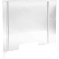 Countertop Safety Shield, 24-3/8" W x 31-3/4" H Mukwa Safety Services