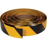 Ruban de marquage tr&egrave;s r&eacute;sistant pour plancher ArmorStripe, 2" x 100', PVC, Noir et jaune Mukwa Safety Services