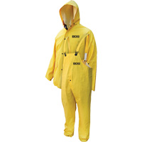 Deny 3-Piece FR Rainwear Suit, 5X-Large, Yellow Mukwa Safety Services