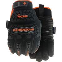 Gants de travail r&eacute;sistants aux coupures The Breakdown, Taille Petit, Enveloppe en Aramide/Polyester/Acier inoxydable, ASTM ANSI niveau A5 Mukwa Safety Services