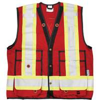Open Road&reg; Surveyor Vest, Red, Large, Polyester Mukwa Safety Services