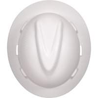 Casque de s&eacute;curit&eacute; &agrave; bordure compl&egrave;te Hydro Dip V-Gard, R&eacute;pond aux normes CSA type 1, Suspension Rochet, Non ventil&eacute; Mukwa Safety Services
