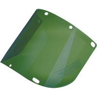 Dynamic Formed Faceshield, Polycarbonate, Green Tint Mukwa Safety Services
