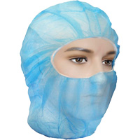 Cagoules de protection Care, Polypropyl&egrave;ne, Bleu Mukwa Safety Services