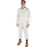 Premium Coveralls, Medium, White, Microporous Mukwa Safety Services