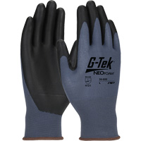 G-Tek&reg; NeoFoam&reg; Seamless Knit Coated Gloves, X-Small, Polyurethane Coating, 15 Gauge, Nylon Shell Mukwa Safety Services