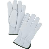 Premium Driver's Gloves, Large, Grain Goatskin Palm Mukwa Safety Services
