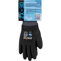 ZX-30° Premium Coated Gloves, Large, Foam PVC Coating, 15 Gauge, Nylon Shell Mukwa Safety Services