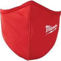 2-Layer Face Mask, Nylon/Polyester/Spandex, Red Mukwa Safety Services