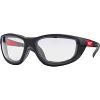 Performance Safety Glasses with Gasket, Clear Lens, Anti-Fog/Anti-Scratch, ANSI Z87+/Meets/Exceeds CSA Z94.3 Mukwa Safety Services