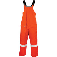 Westex UltraSoft&reg; AllOut Quilt Lined Winter Bib Overall, Small, High Visibility Orange Mukwa Safety Services