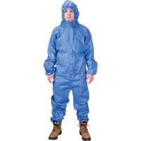 Combinaison &agrave; capuchon, Moyen, Bleu, SMS Mukwa Safety Services