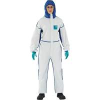 Combinaisons 3 pi&egrave;ces 1800 AlphaTec confortable, Grand, Bleu/Blanc, Microporeux/SMS Mukwa Safety Services