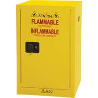 Flammable Aerosol Storage Cabinet, 12 gal., 1 Door, 23" W x 35" H x 18" D Mukwa Safety Services