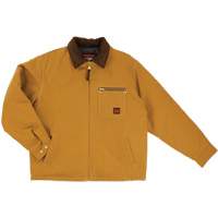 Veste de travail en toile lourde, Hommes, Petit, Brun Mukwa Safety Services