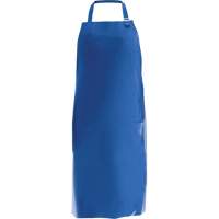 Endurosaf Bib Apron, Polyurethane, 50" L x 34" W, Blue Mukwa Safety Services