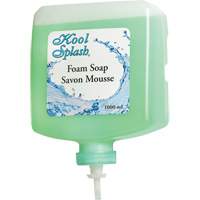 Kool Splash&reg; Soothing Aloe Soap, Foam, 1000 ml, Scented Mukwa Safety Services