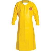 Tychem&reg; 2000 Extra-Long Long-Sleeved Apron, Polyethylene, 52" L x 28.5" W, Yellow Mukwa Safety Services