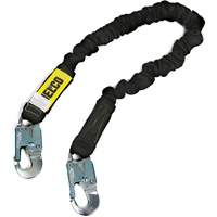 Arc Flash Lanyard, 6', Locking Snap Hook Center, Locking Snap Hook Leg Ends, Nylon Mukwa Safety Services