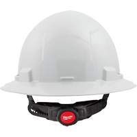 Full Brim Hardhat, Meets CSA Type 1, Ratchet Suspension, Non-Vented Mukwa Safety Services