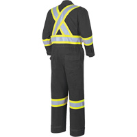7702BK Combinaison ignifuge et r&eacute;sistant &agrave; l'arc &eacute;lectrique 88/12 FR-Tech, Taille 36, Noir, 9,7 cal/cm² Mukwa Safety Services