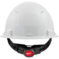 Front Brim Hardhat, Meets CSA Type 1, Ratchet Suspension, Vented Mukwa Safety Services