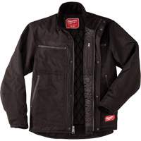 Blouson classique GridIron, Hommes, Petit, Noir Mukwa Safety Services