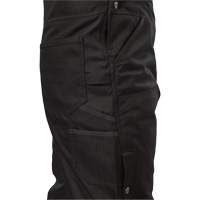 GridIron Regular Length Zip-To-Thigh Bib Overall, Men's, Large, Black Mukwa Safety Services